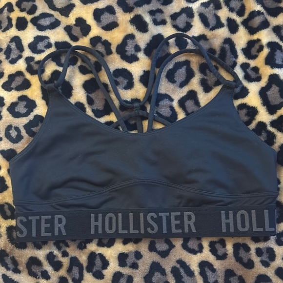 Hollister Other - Hollister Black Gym Top or Sports Bra Size Small